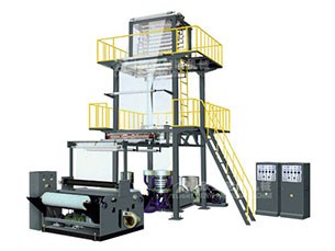 兩層共擠旋轉(zhuǎn)機(jī)頭吹膜復(fù)合機(jī)組